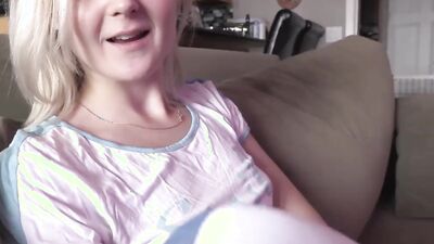 PETITE BLONDE TEEN GETS FUCKED BY HER FATHER! - Featuring: Natalia Queen