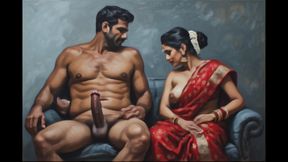 Desi innocent college girl first time threesome sex with her tution teacher and college sir