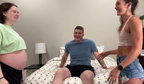 fucking a pregnant woman with a girlfriend