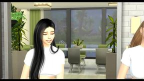 Sophie and Aishah's Hot Group Fun