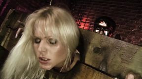 Blonde and sexy Kathy Anderson is a size queen Is Double Fucked By Two Massive Cocks In Every Hot Hole