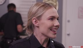 police officer gangbanged rebel rhyder cumshot full pussy anal dp dildo gapes cum ass in mouth dgs