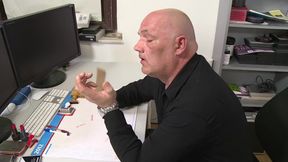 Blonde girl fucked in the office