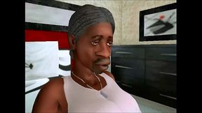 Naughty Mommy Cartoon Gets DP From BBC in Interracial 3D Hentai 3-Way