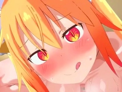 Lucoa-chan Milking With Her Thighs And Tail + Ilulu-chan