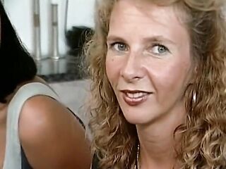 2 hawt German strumpets sucks large dong and share semen