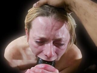 HORNY SEXY WIFE GETS HER MOUTH DRILLED BY BBC