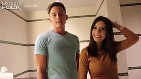 xvideoted - Large Dick&#x1F32D; Shy Geek fucks Hot Brunette Fantasy