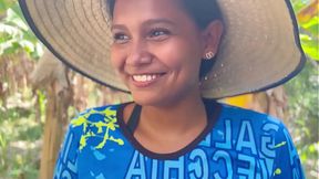 PERVERT ON A MOTORCYCLE TAKES ADVANTAGE OF A PEASANT WOMAN'S INNOCENCE ON THE ROAD AND ENDS UP WITH HIS DIRTY SWEATY COCK IN HER MOUTH UNTIL HE EJACULATES