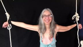 Sub Sarah, Homemade Mature Wife Bondage Footjob Masturbation