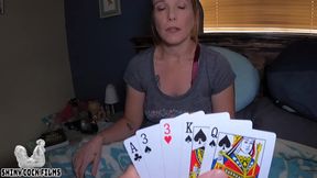Strip Poker with My Stepmom - Full Video - Shiny Cock Films, Jane Cane