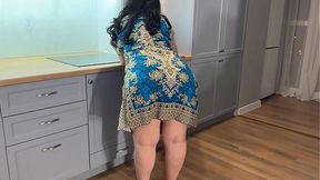 Stepmom lets him fuck her ass&#x1F351; and cum in her mouth when her husband is out