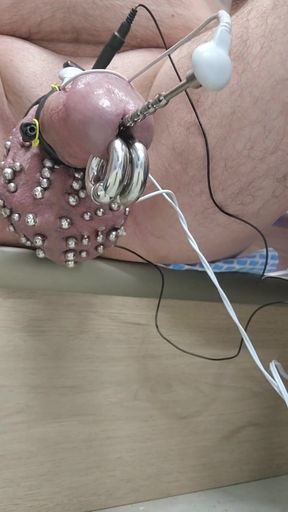 Must-share moment from &quot;Double 00 gauge prince albert piercings with multiple estim devices at once&quot;