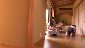 Oriental MILF &amp; Daugther-in-Law in Cuckolding Threesome with Kana Ohori&#039;s Big Tits and Hairy Pussy