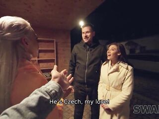 SWAP4K. A sudden 3some with two Colombian honeys. Hawt sex with Emily Pink & Veronica Leal