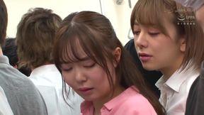 Hairy Jap Chick in Lingerie, Teasing with Dildo