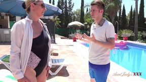 Libidinous girlie's big tit milfs movie